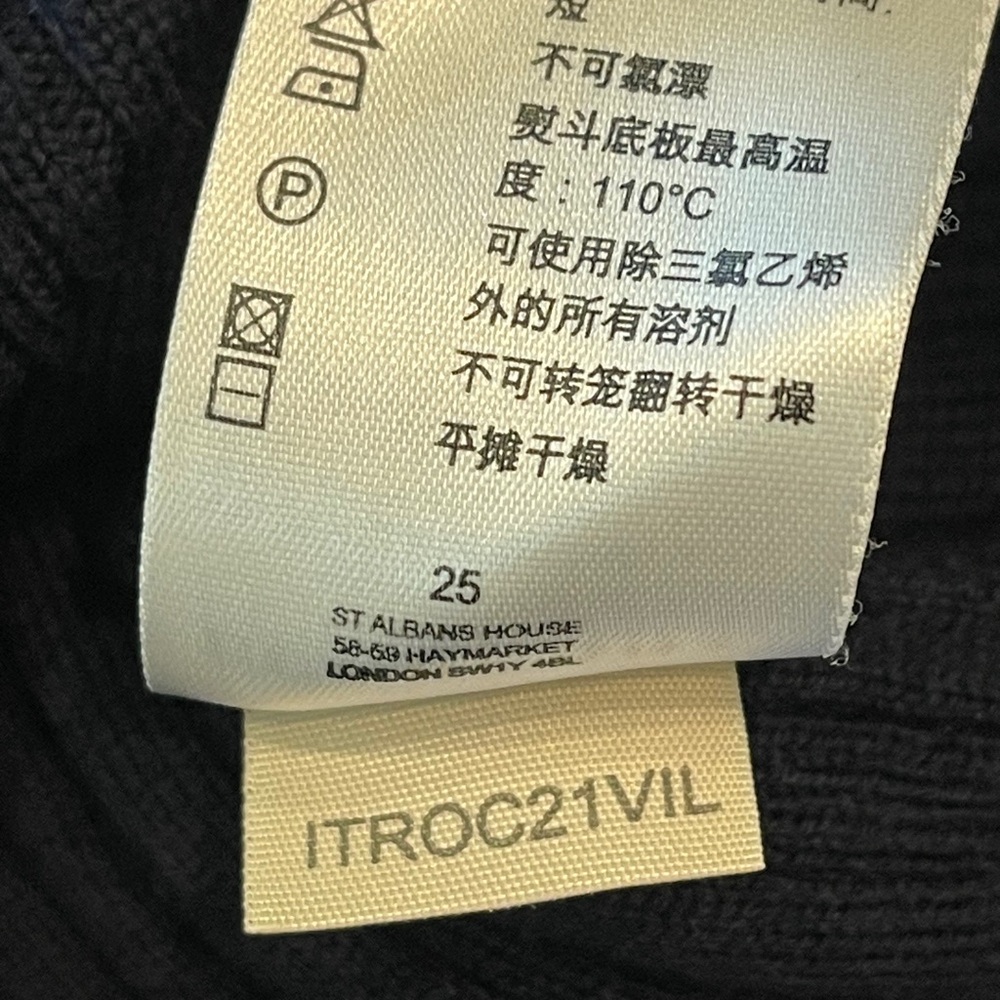 Burberry London navy wool ribbed sweater Size:L - Picture 10 of 13